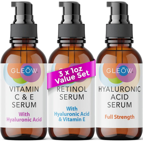 Facial Glow Serums for Women Pack of 3
